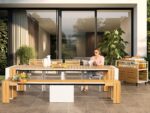 Transformer Outdoor Bar Cart - Panel Storage - Image 15
