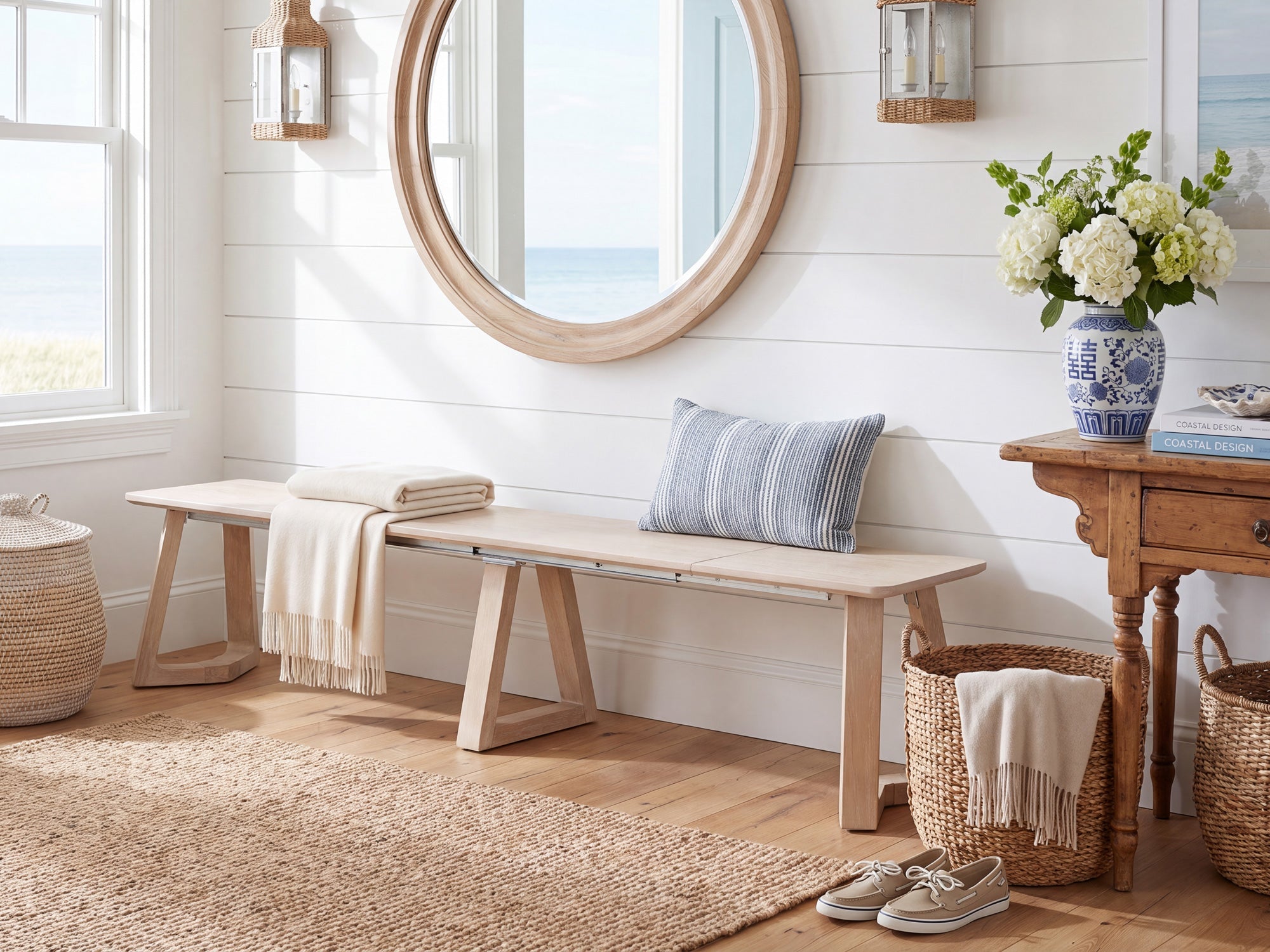 Transformer-table-nova-driftwood-the-bench-3-panels-lifestyle-lr-4x3_b287f42b-a947-4d5e-a165-de75bb83417b Nova Dining Bench - Image 1